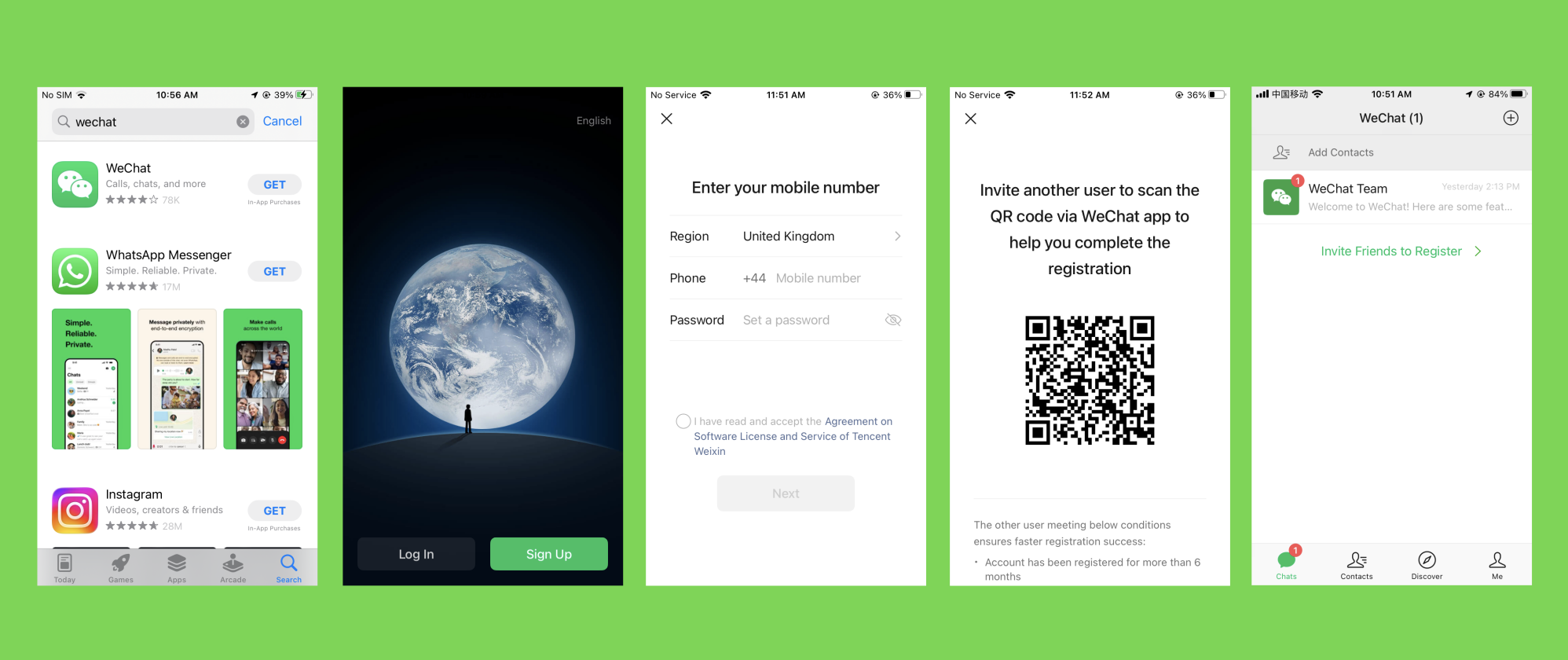 Installing and Logging into WeChat